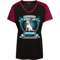 I Am Happiest When With My Labrador Dog