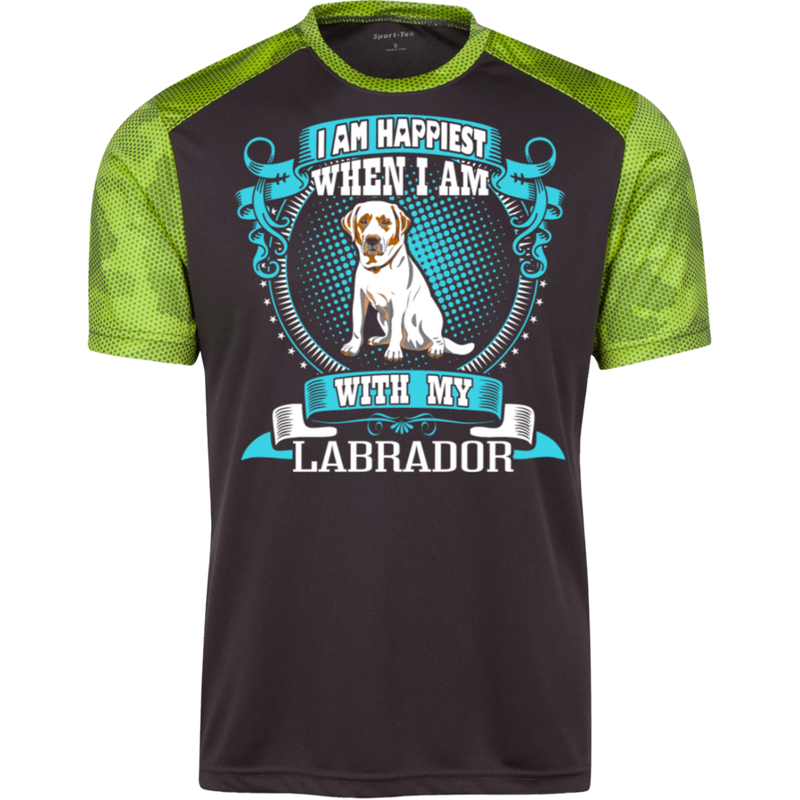 I Am Happiest When With My Labrador Dog